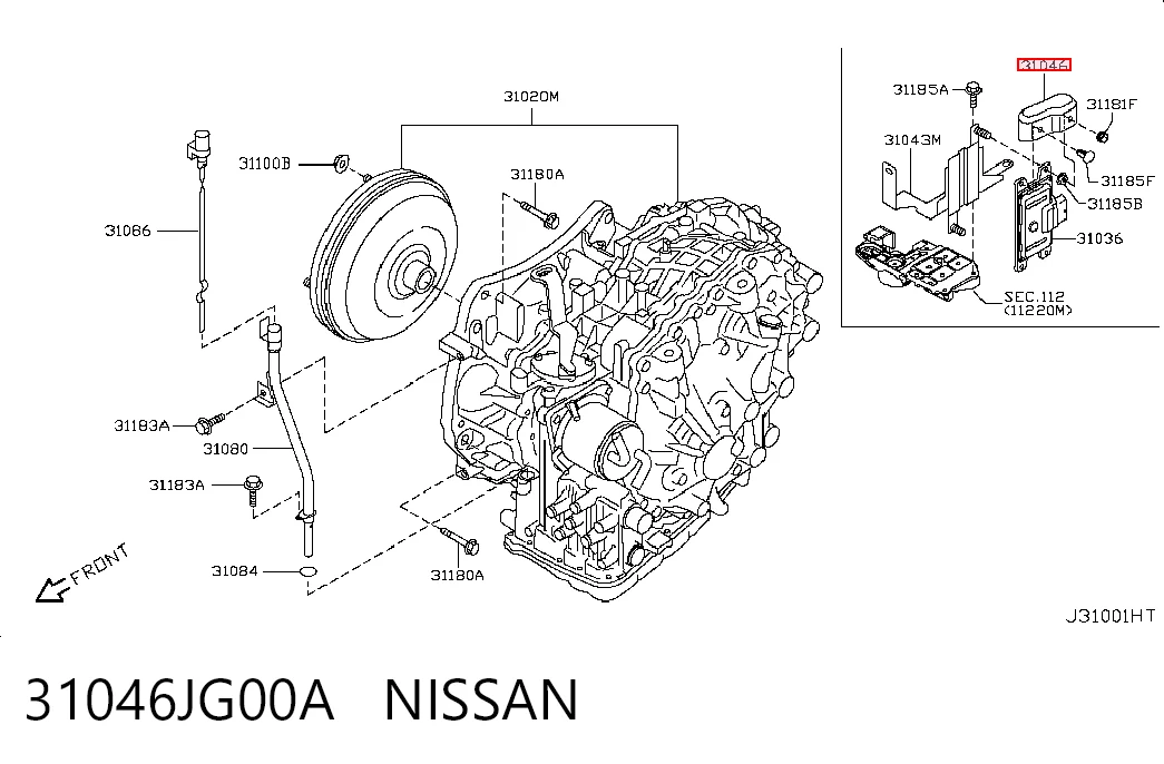31046JG00A Nissan/Infiniti