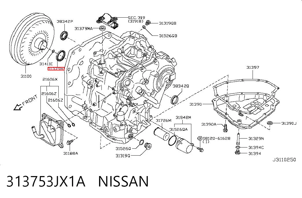 313753JX1A Nissan/Infiniti