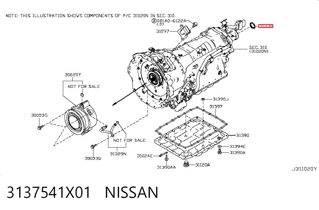 3137541X01 Nissan/Infiniti