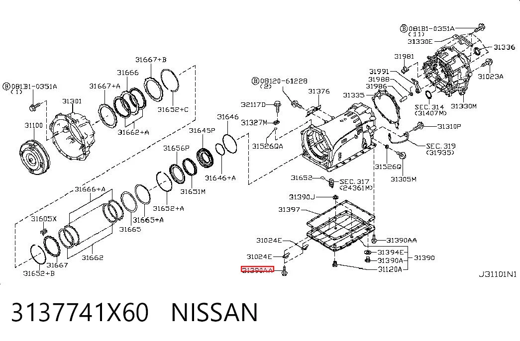 3137741X60 Nissan/Infiniti 