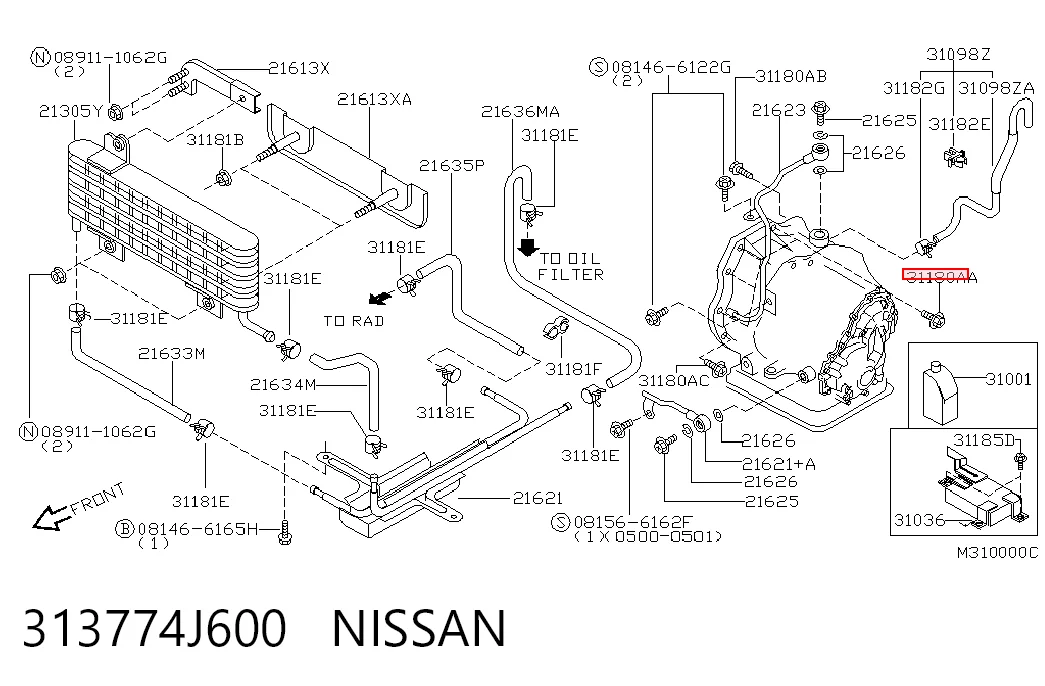 313774J600 Nissan/Infiniti