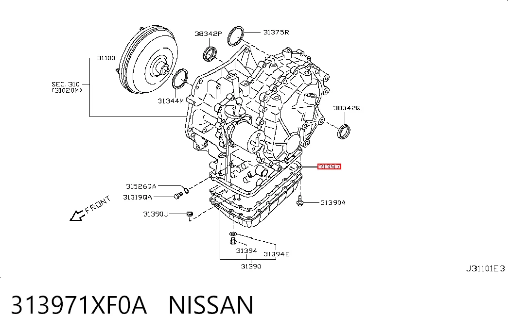 313971XF0A Nissan/Infiniti