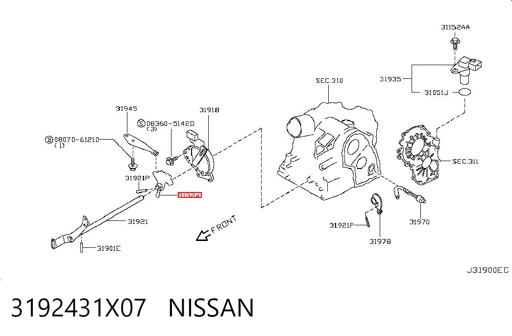 3192431X07 Nissan/Infiniti