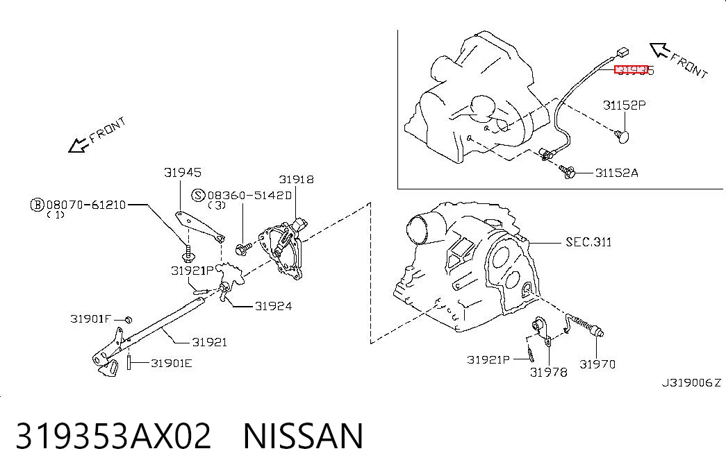 Compre Sensor de velocidade Nissan Primera 