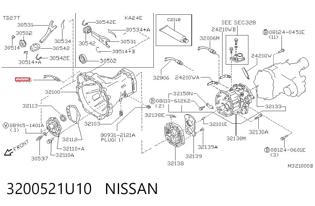 Compre Sensor de ativação das luzes de marcha à ré Nissan Vanette 