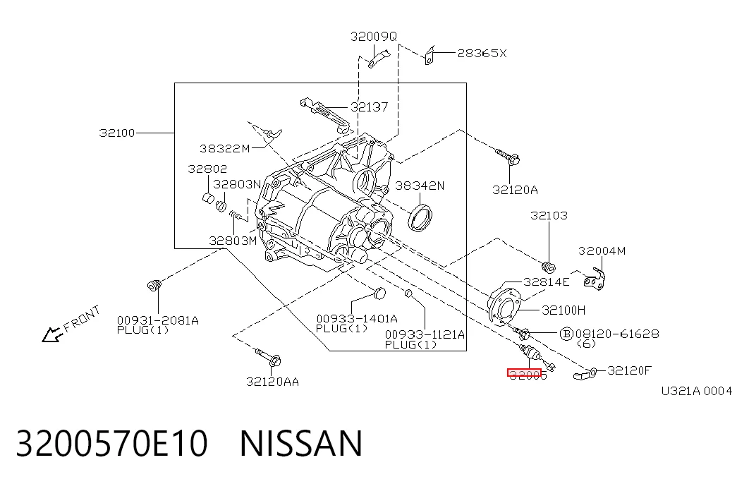 Compre Sensor de ativação das luzes de marcha à ré Nissan Sunny 3