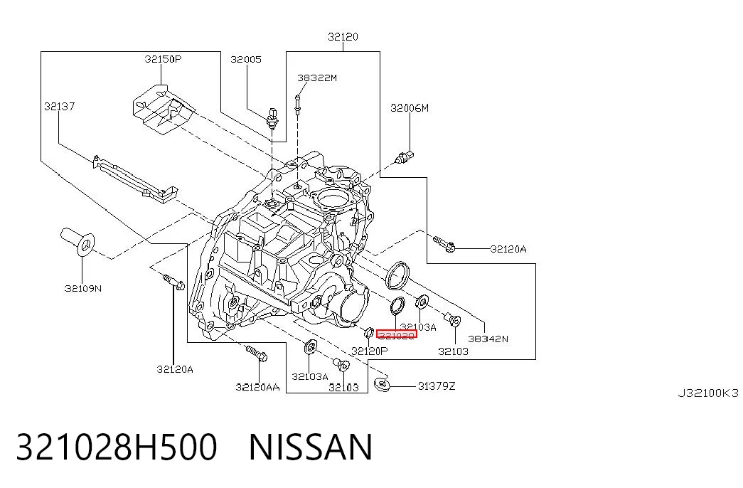 321028H500 Nissan/Infiniti