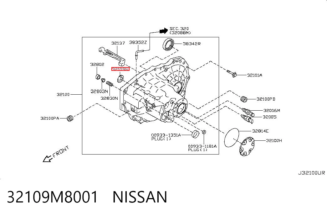 32109M8001 Nissan/Infiniti