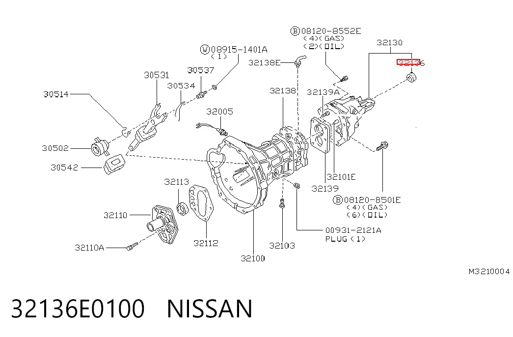 Compre OS100435N NIPPON MOTORS Bucim da Caixa Automática de Mudança (de árvore de saída/secundária)