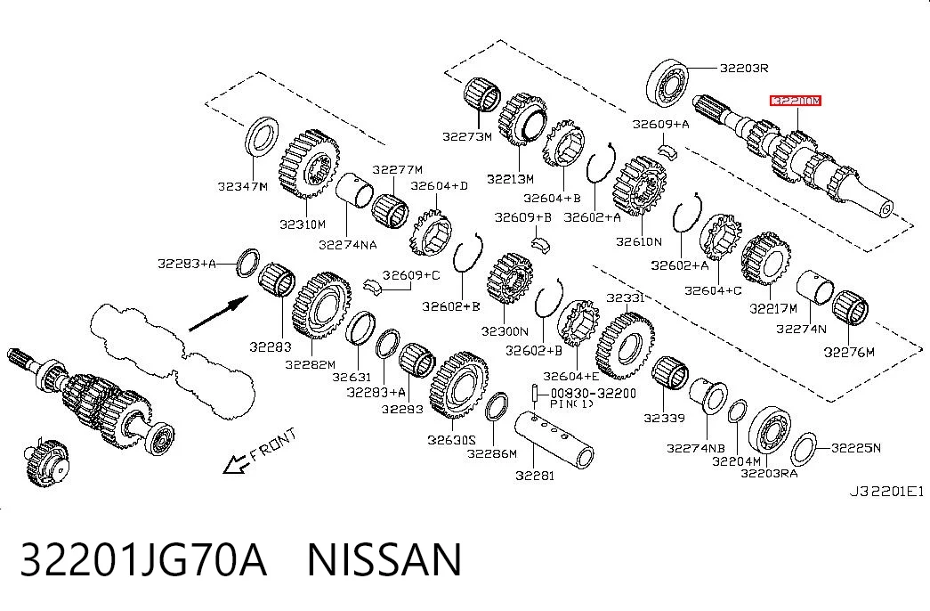32201JG70A Nissan/Infiniti