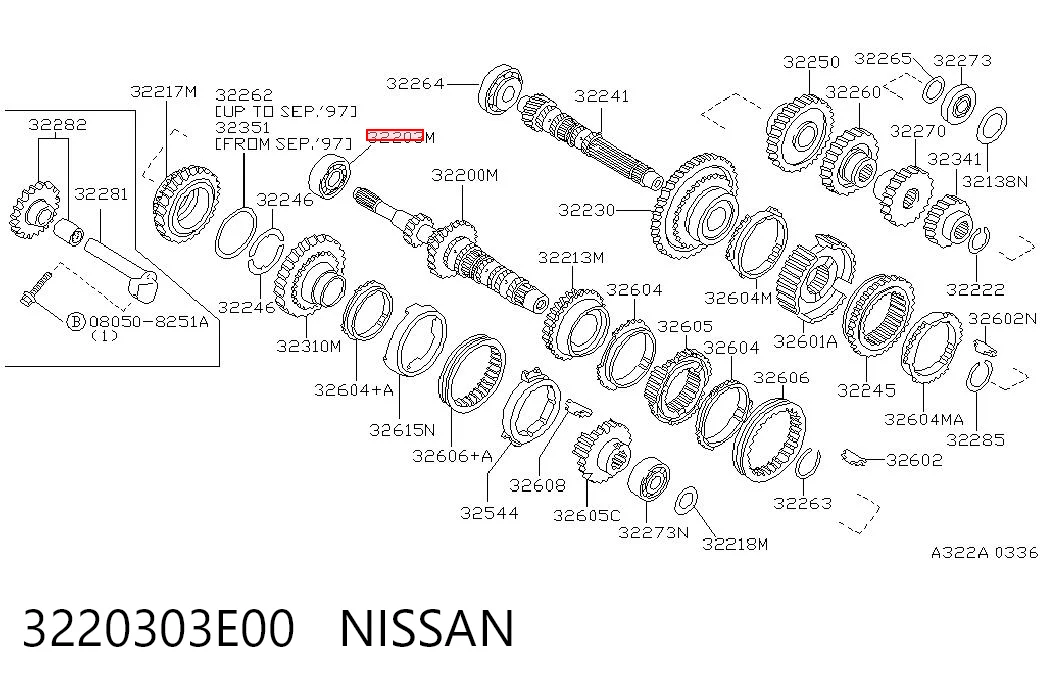 3220303E00 Nissan/Infiniti