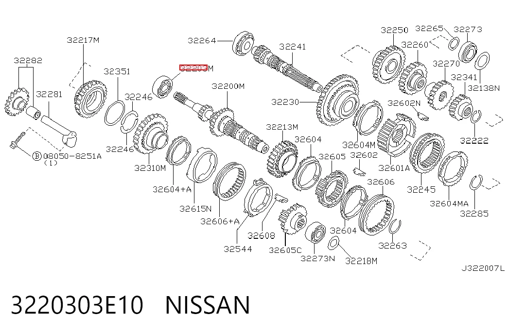 3220303E10 Nissan/Infiniti