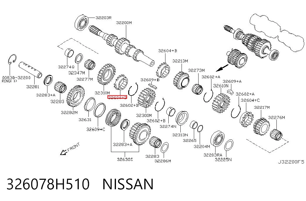 326078H510 Nissan/Infiniti
