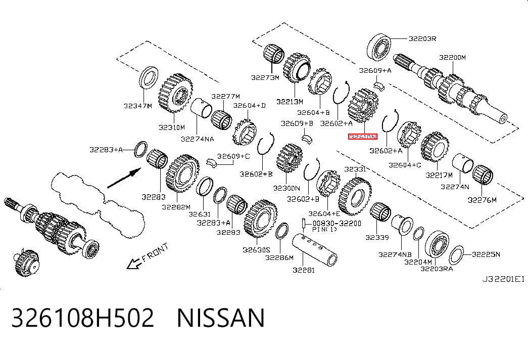 326108H502 Nissan/Infiniti