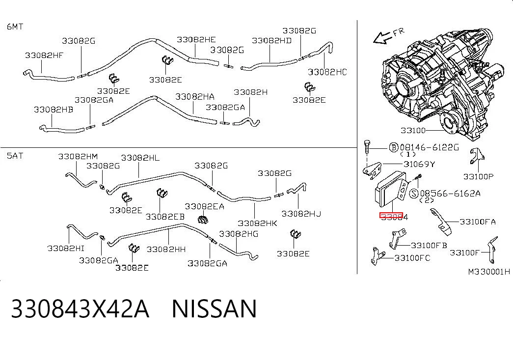 330843X42A Nissan/Infiniti