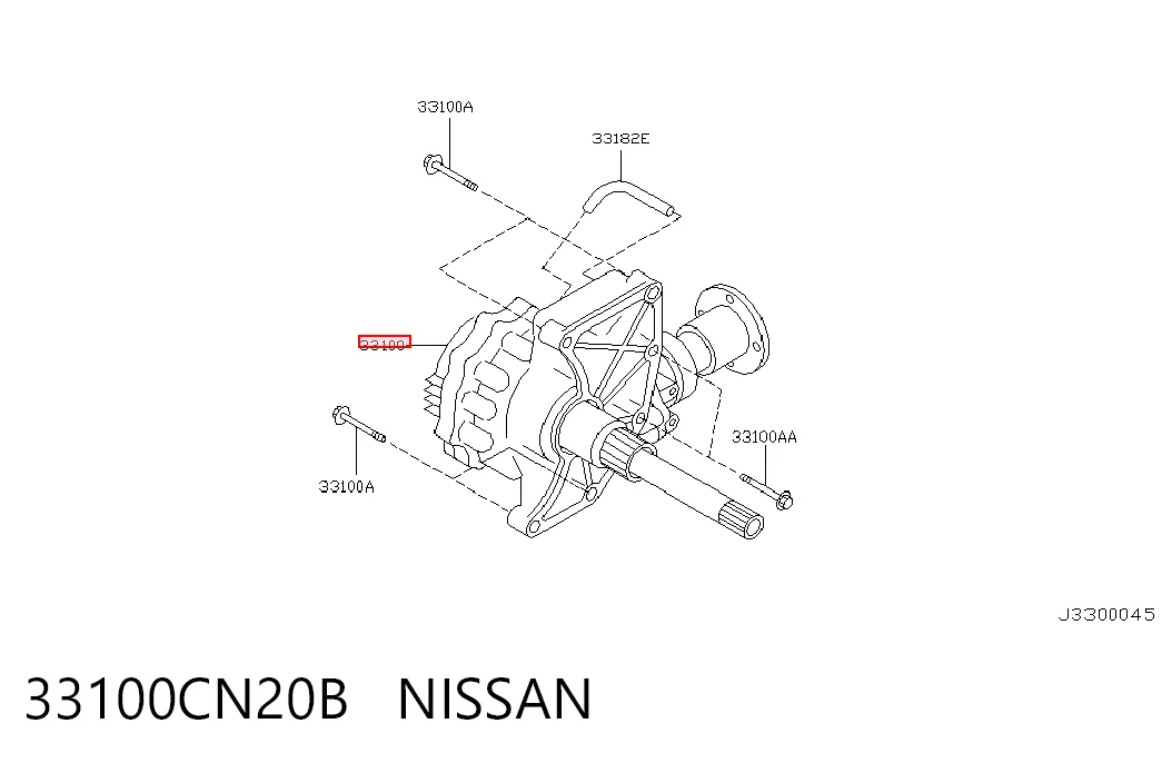 Caixa de transferência para Nissan Murano  Z50