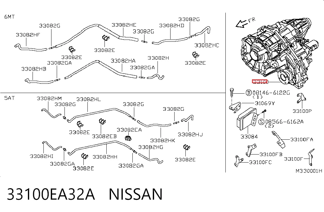  Caixa de transferência Nissan Navara NP300 III pick-up (D40) (2004 - 2015) NP300 III