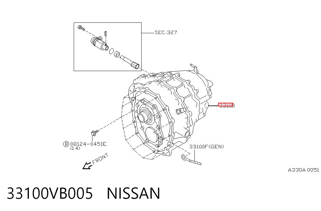 Caixa de transferência Nissan Patrol  Y61 ao melhor preço
