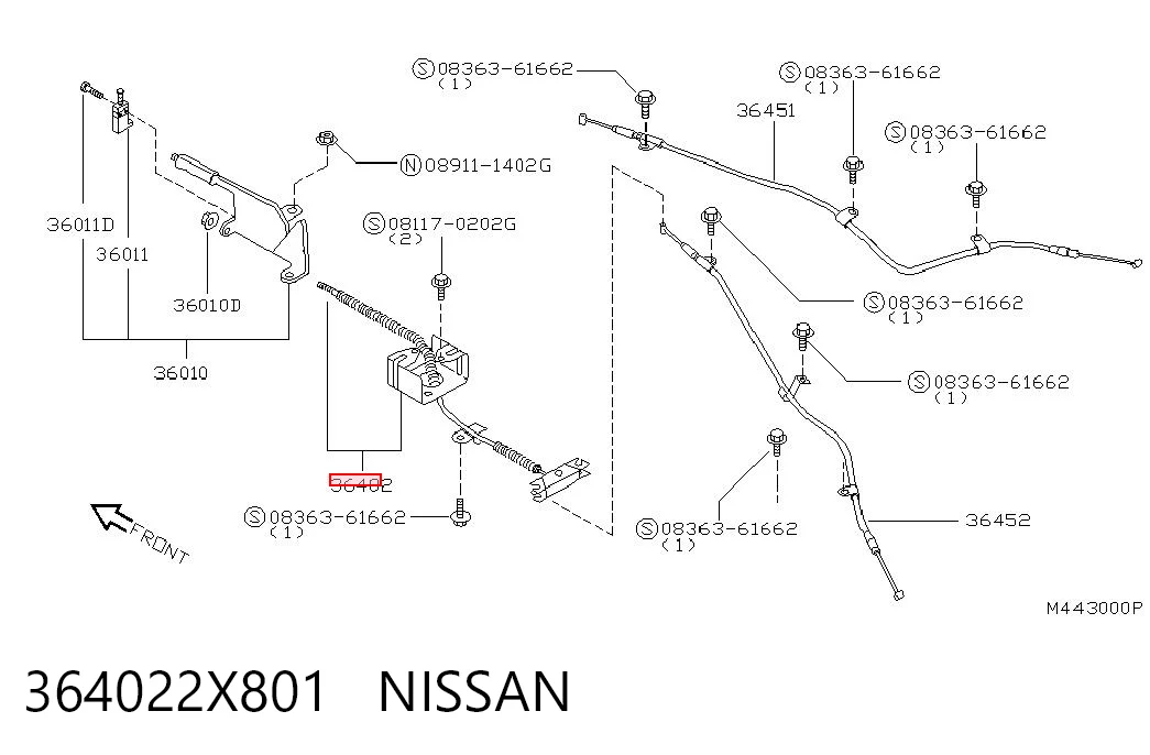 364022X801 Nissan/Infiniti