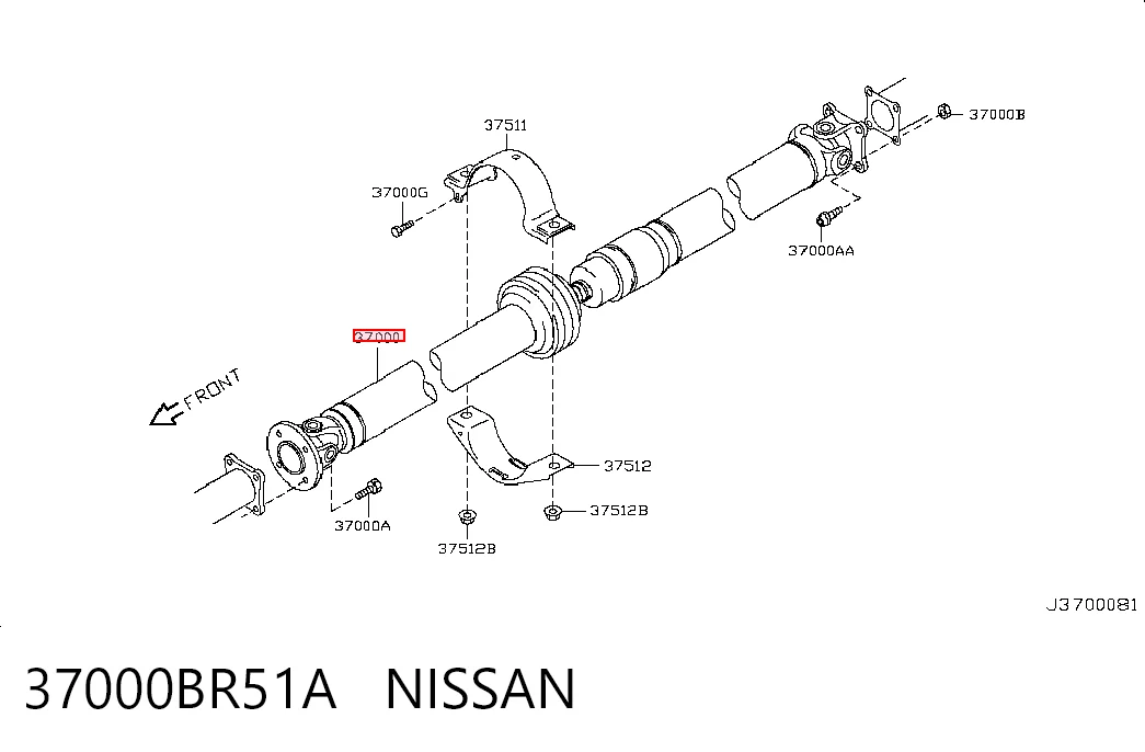 37000BR51A Nissan/Infiniti