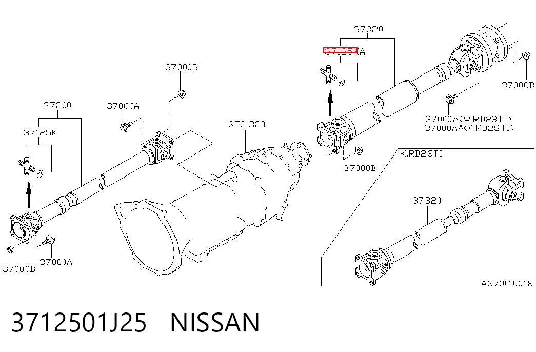 3712501J25 Nissan/Infiniti