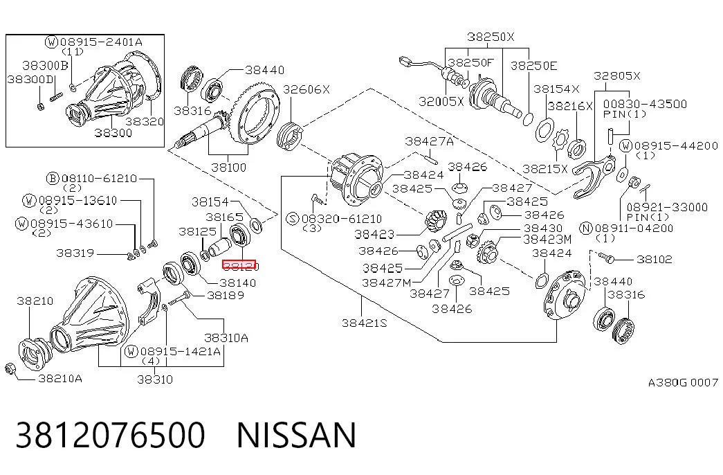 3812076500 Nissan/Infiniti