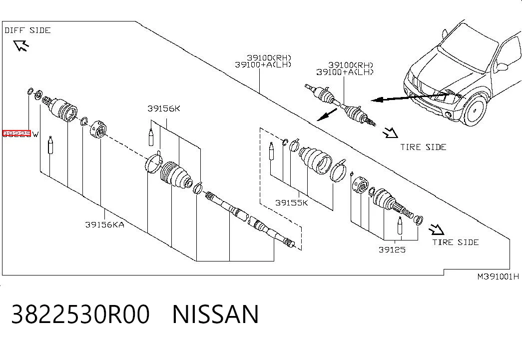 3822530R00 Nissan/Infiniti