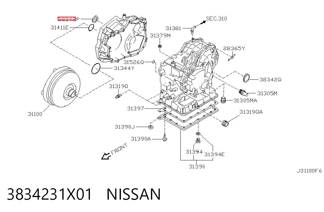 3834231X01 Nissan/Infiniti