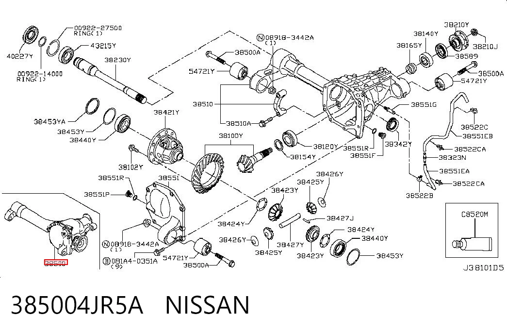 385004JR5A Nissan/Infiniti