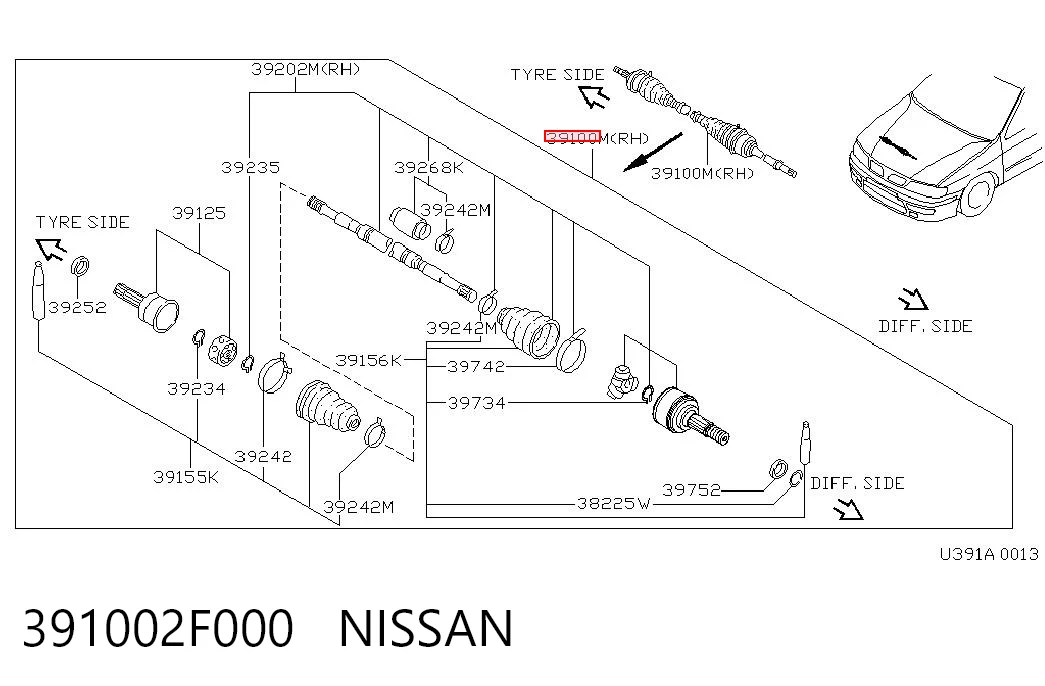 391002F000 Nissan/Infiniti