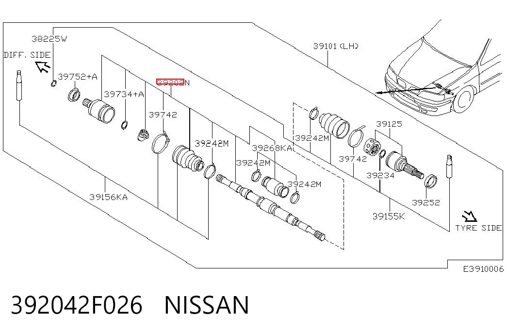 392042F026 Nissan/Infiniti