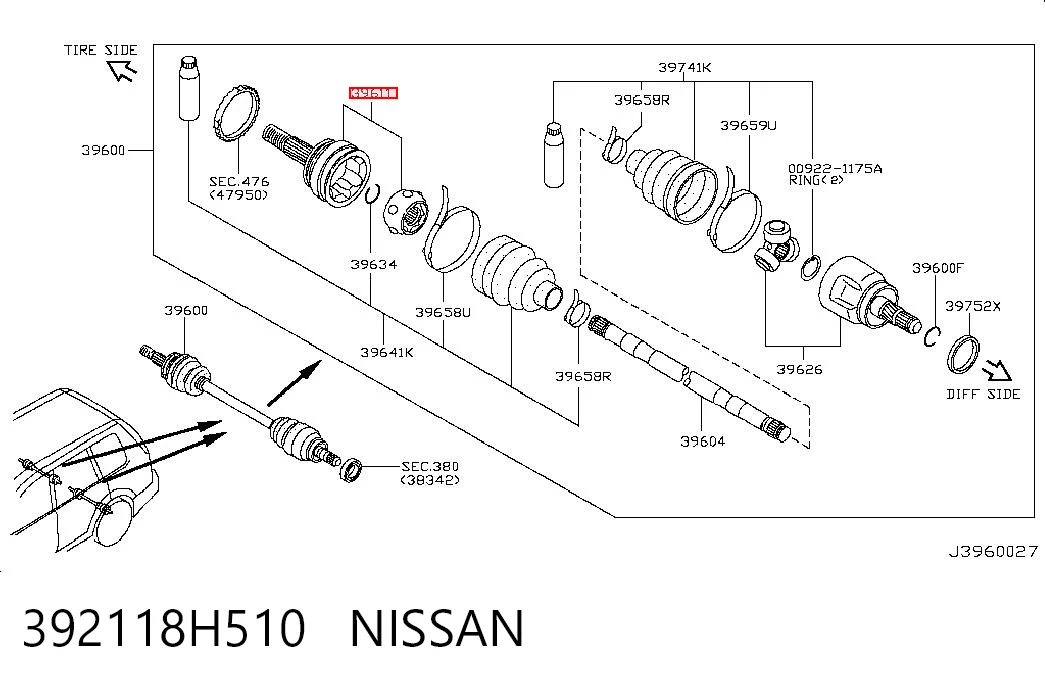 392118H510 Nissan/Infiniti