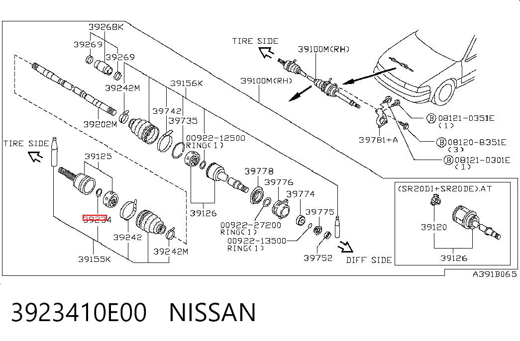3923410E00 Nissan/Infiniti