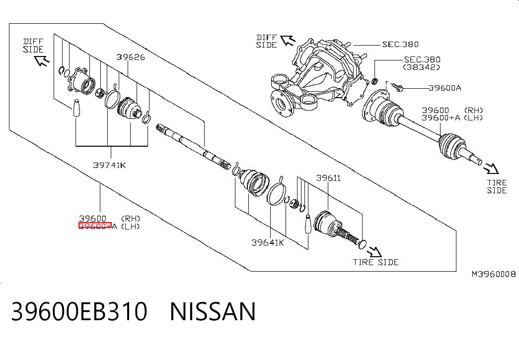 39600EB310 Nissan/Infiniti