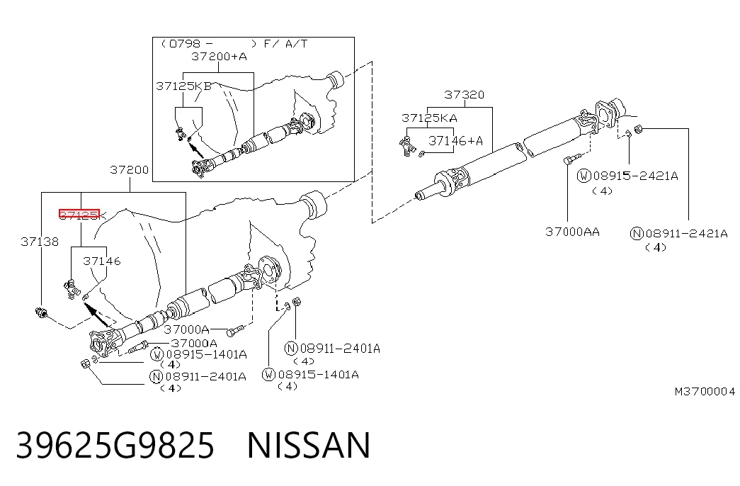 Compre Cruzeta da junta universal traseira Nissan Terrano 2