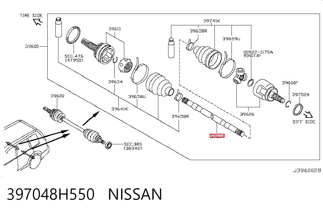 397048H550 Nissan/Infiniti