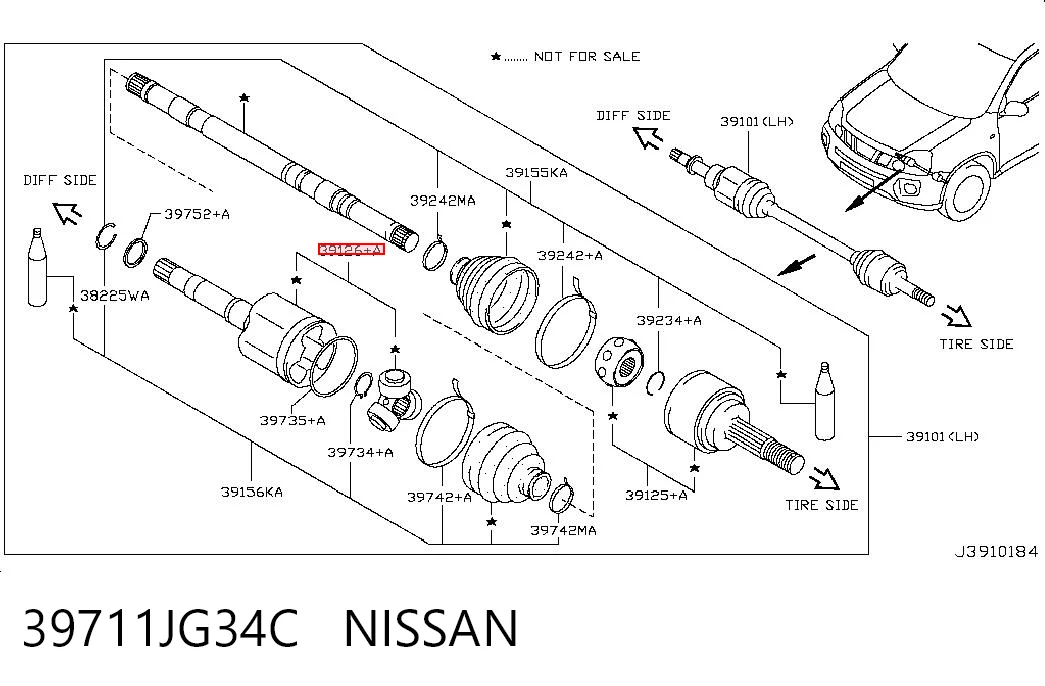 39711JG34C Nissan/Infiniti
