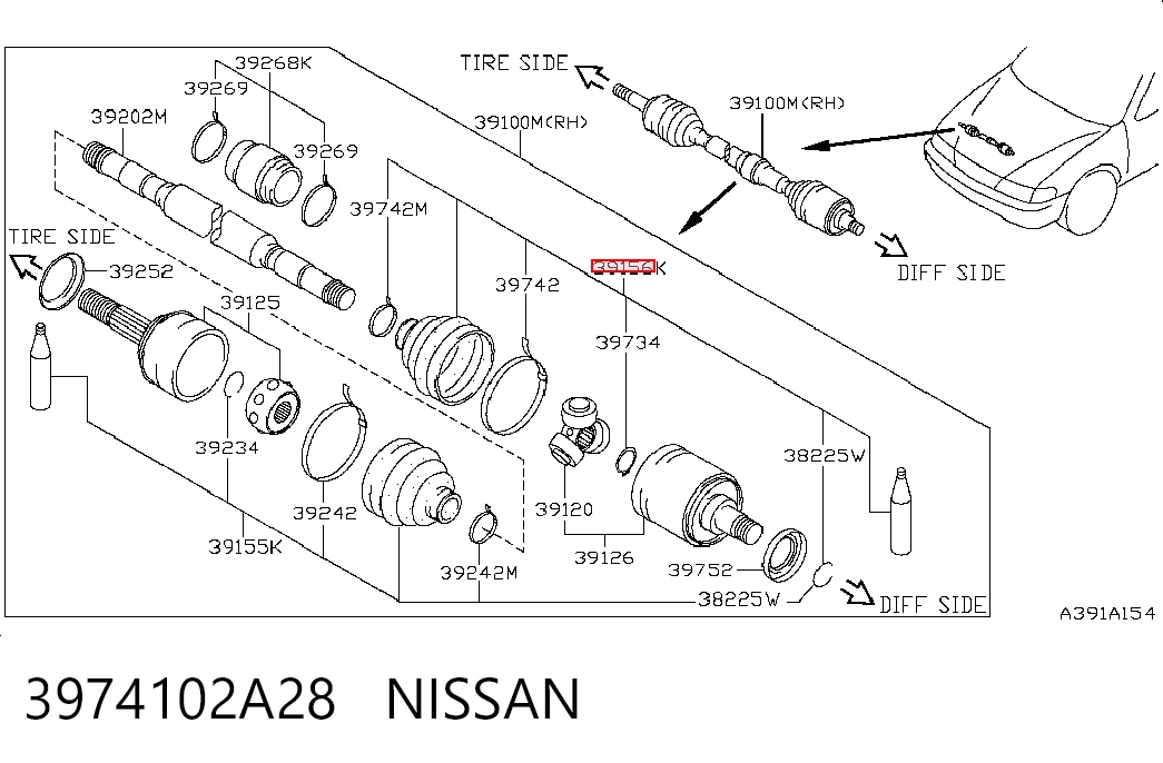 Bota de proteção interna de junta homocinética do semieixo dianteiro Nissan Sunny preço, a partir de 5,34 USD