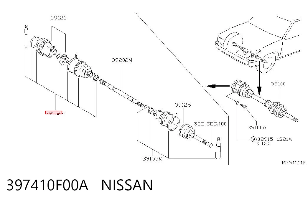 397410F00A Nissan/Infiniti