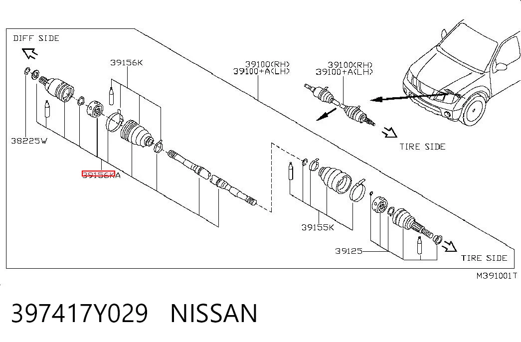 397417Y029 Nissan/Infiniti