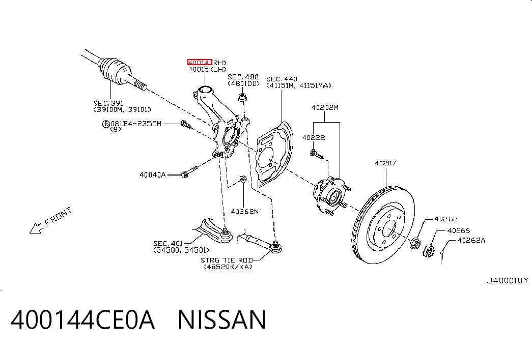 400144CE0A Nissan/Infiniti