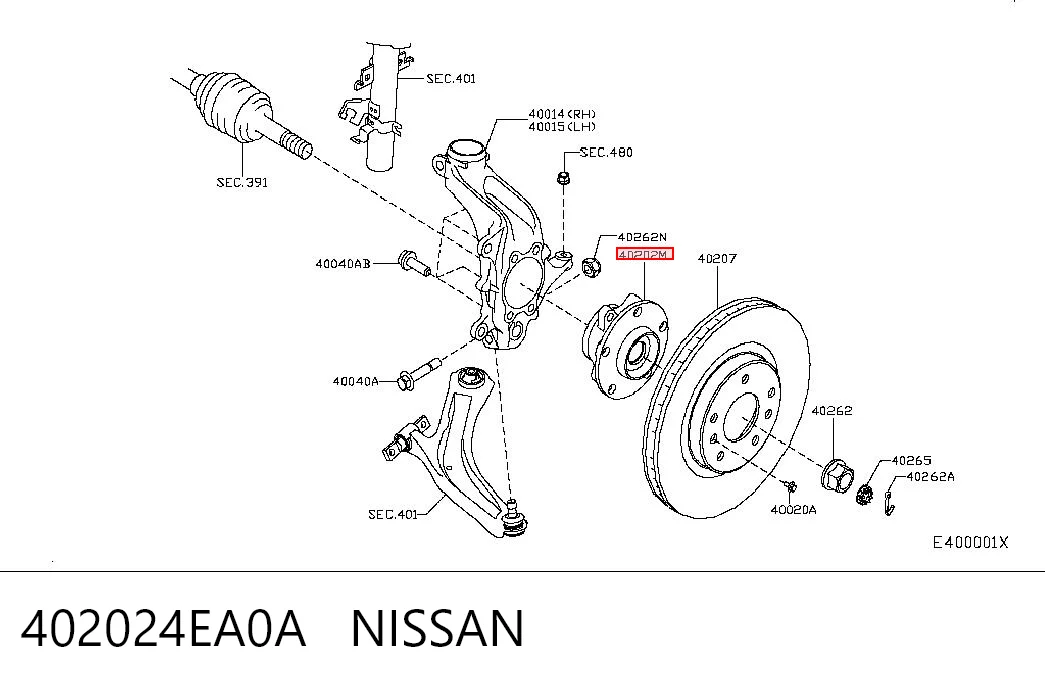 402024EA0A Nissan/Infiniti