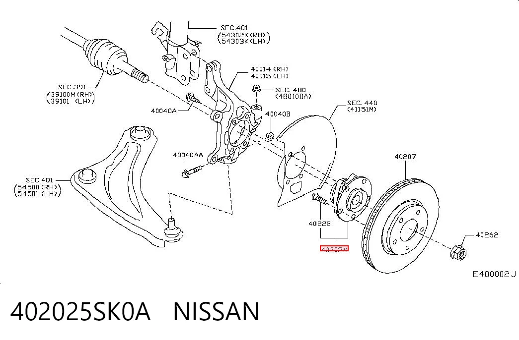 402025SK0A Nissan/Infiniti