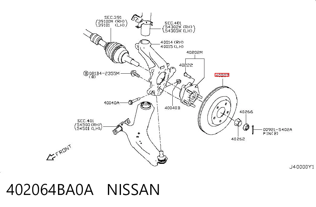 402064BA0A Nissan/Infiniti