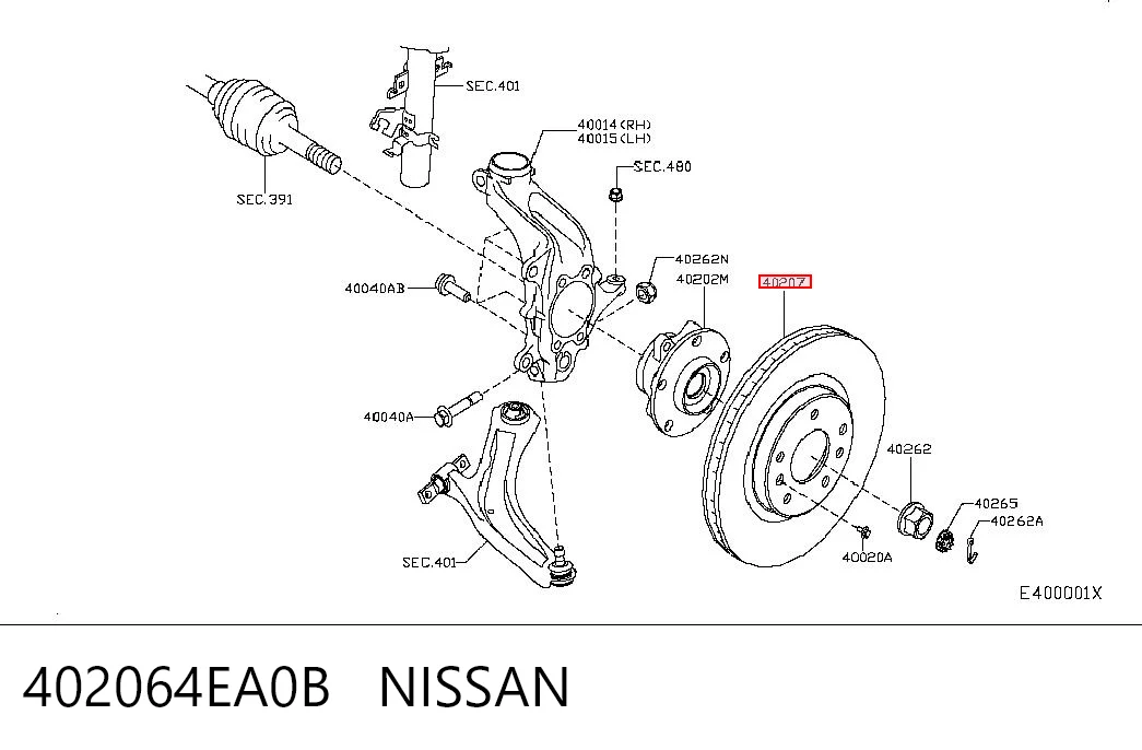402064EA0B Nissan/Infiniti