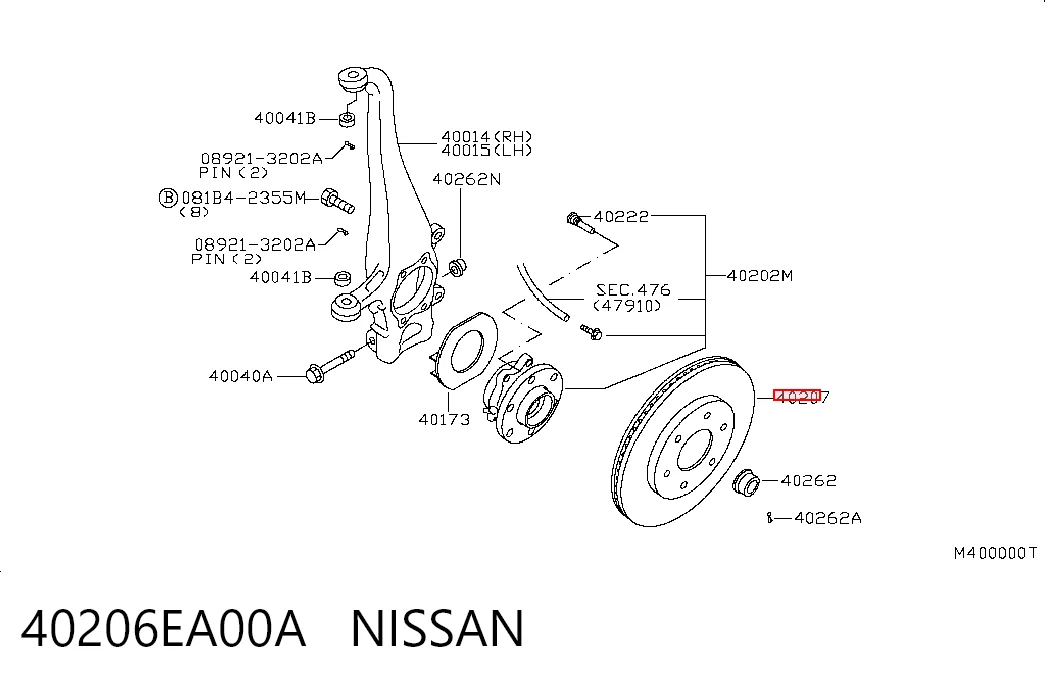 40206EA00A Nissan/Infiniti