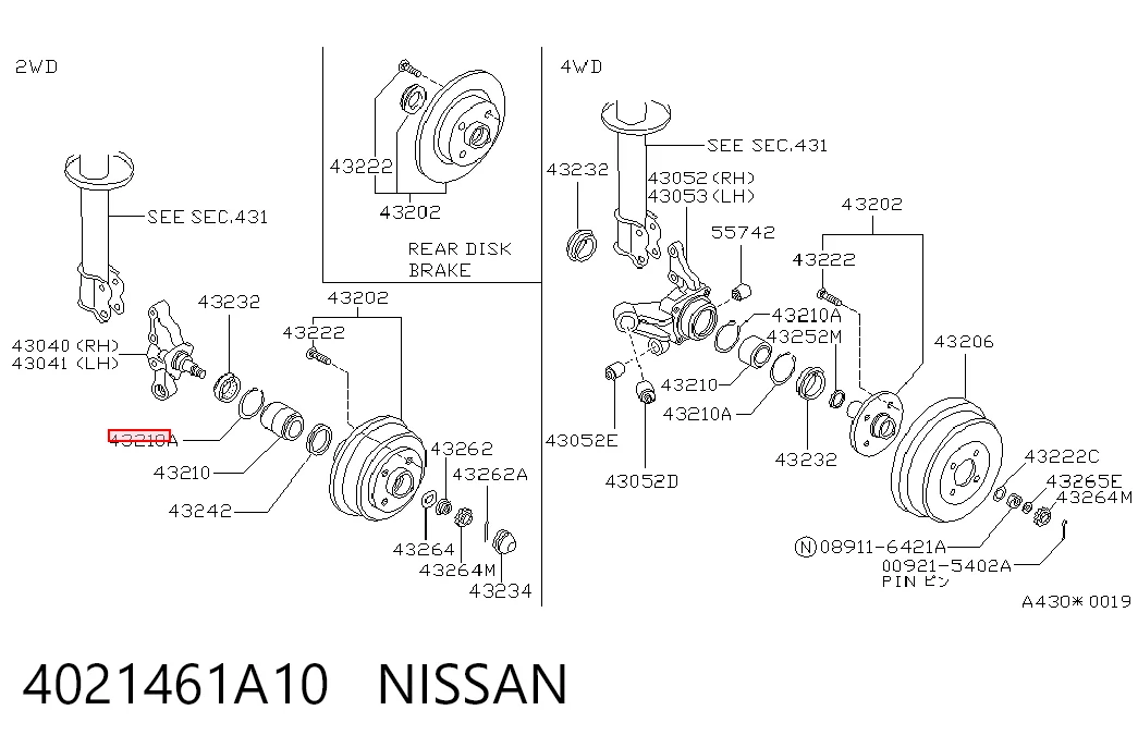 4021461A10 Nissan/Infiniti
