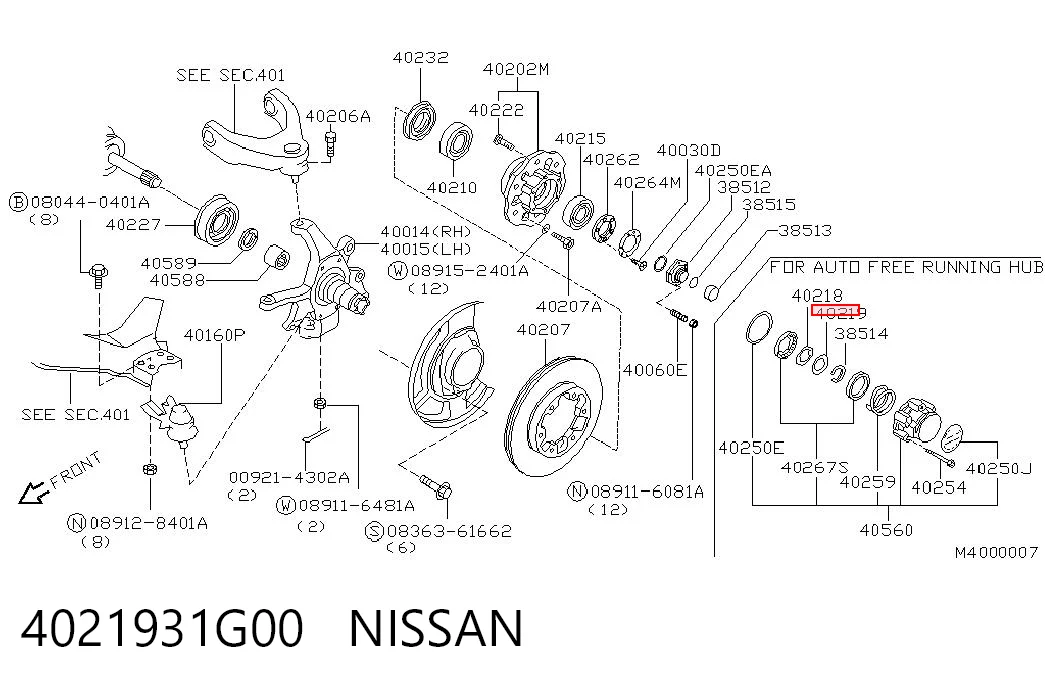 4021931G00 Nissan/Infiniti