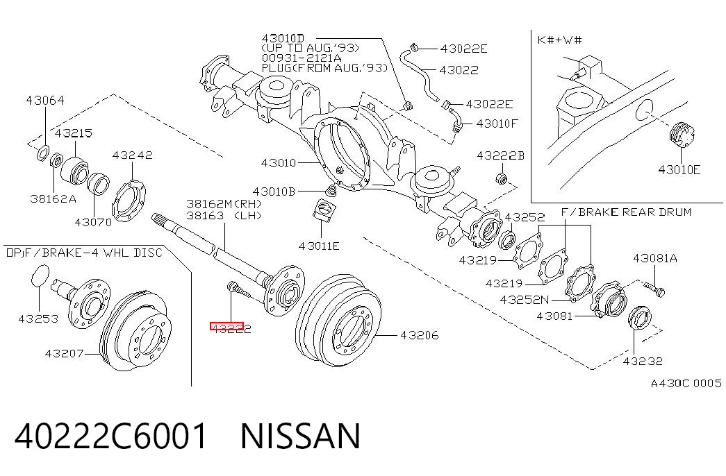 40222C6001 Nissan/Infiniti