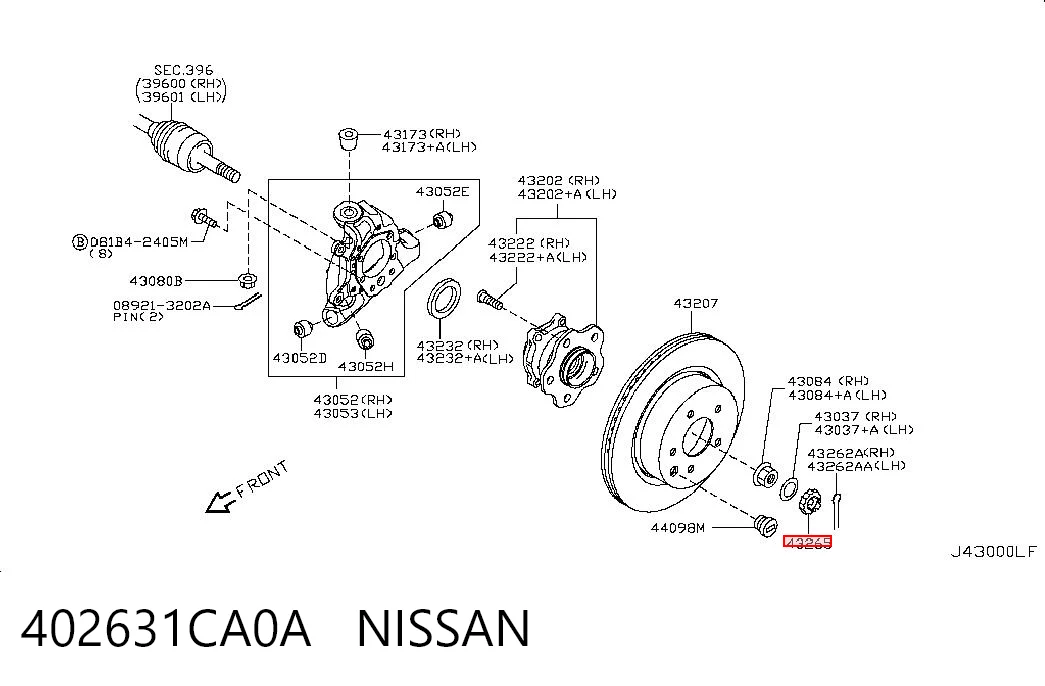 402631CA0A Nissan/Infiniti